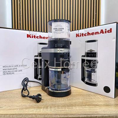KitchenAid Moulin à meule café digital 70 réglages 5KCG8433EBM