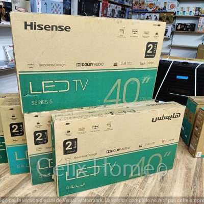 PROMO HISENSE Téléviseur 40" LED TV FHD Série A5 Frameless Original garantie 24mois