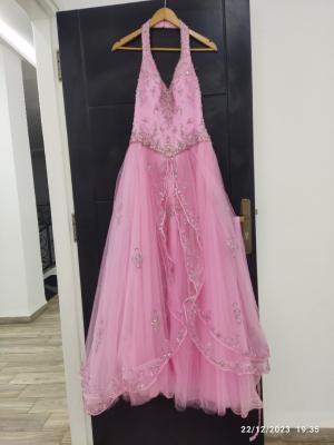 robes-soirees-robe-rose-marilee-taille-36-rais-hamidou-alger-algerie
