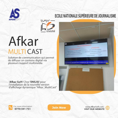 Affichage dynamique Afkar_MultiCast