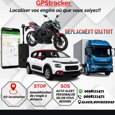 GPS Trackeur de voiture+alarm 2en1 جهاز تتبع السيارة GPS TRACKER,Traceur  GPS abonnement gratuite - Alger Algérie