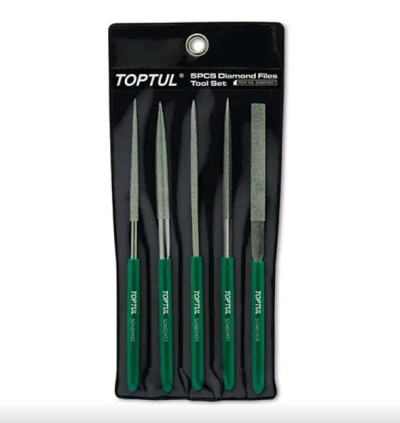 Lot de 5 limes à aiguilles diamantées GNBA0501 TOPTUL