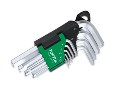 Jeu de 9 clés hexagonales courtes GAAL0910 toptul