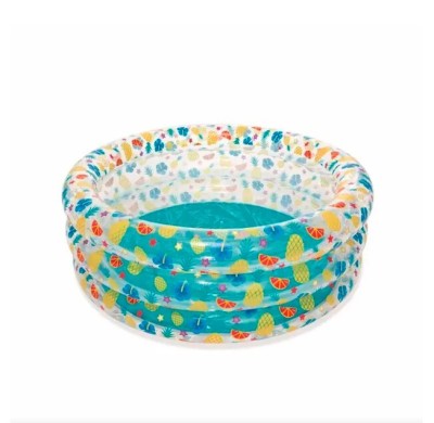 Piscine ronde gonflable en 3 anneaux sea life 51045 BESTWAY