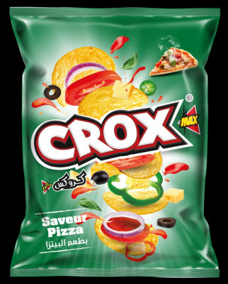 Crox Chips Potato Saveur Pizza 