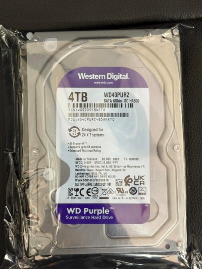 DISQUE DUR 4TO /8TO PURPL 