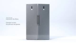 Iris twins ( cengelateur + réfrigérateur ) inox ventilé 165000 da