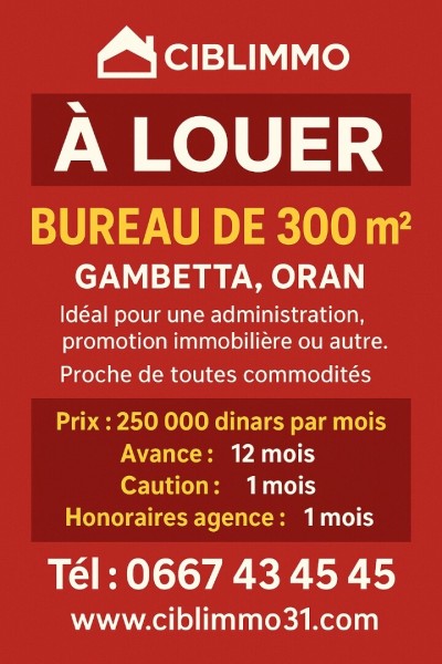 Location bien immobilier Oran Oran