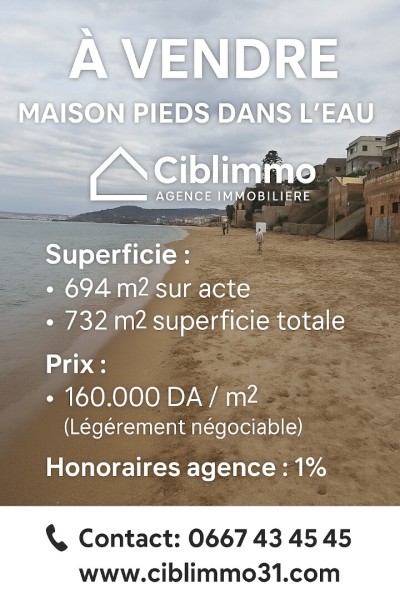 Vente Villa Oran Ain el turck