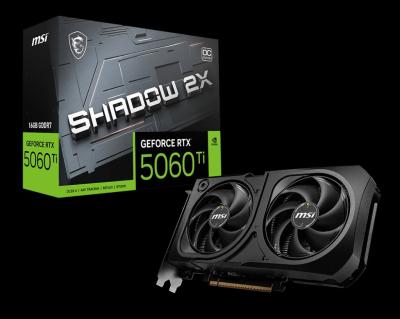 GeForce RTX 5060 Ti 16G SHADOW 2X OC PLUS