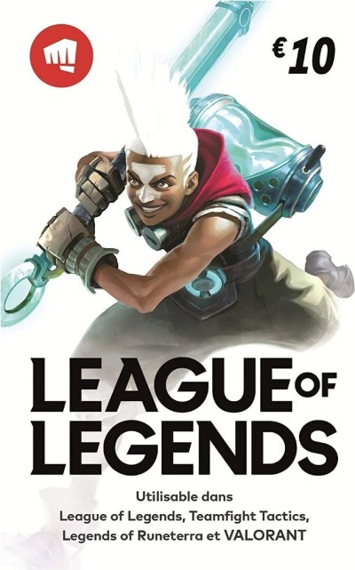 League of Legends Carte-cadeau 10EURO