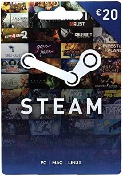 CARTE STEAM 20 EURO