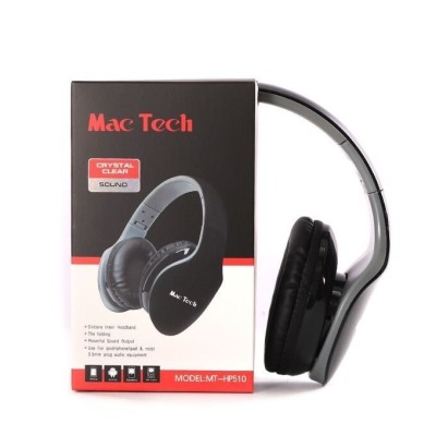 سماعات الرأس القابلة للطي بتصميم مميز وارتداء مريح Mac Tech Stereo