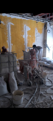 construction-works-platre-projete-et-monocouche-kouba-algiers-algeria