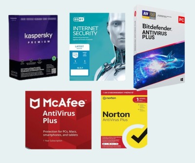 Antivirus kasperskey plus premium small office endpoint Norton deluxe standard eset McAFEE AVAST 