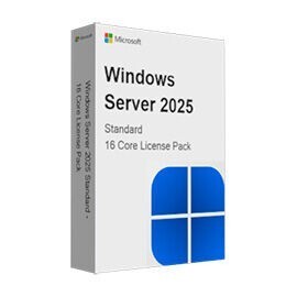 Licence Windows Server 2025 Standard & Datacenter 16 core - Original - Coffret et digital