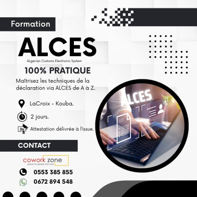 Formation 100% Pratique sur le Système ALCES avec suivi offert