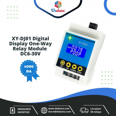 XY-DJ01 Module de relais unidirectionnel à affichage numérique DC6-30V 