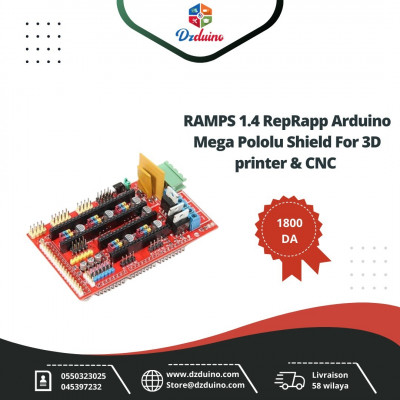 Kit Electronique Imprimante 3D Robotdyn - RAMPS MEGA