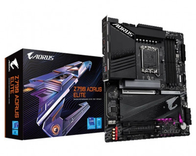 Gigabyte Z790 AORUS ELITE  Socket LGA1700 ATX  - DDR5 - M.2 PCIe 4.0 - USB 3.2 - PCI-Express 5.0 16x