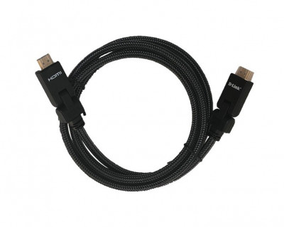 D-Link HCB-4AABLBR-30 Câble HDMI 2.0 avec connecteur à 180 degrés - 30M
