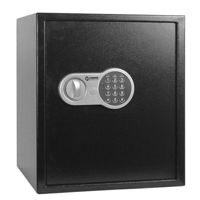 COFFRE FORT SE-S40EV - ACIER DURABLE - 40x32x42 cm - PANNEAU ÉLECTRONIQUE - SÉCURITÉ MAXIMALE -NOIR 