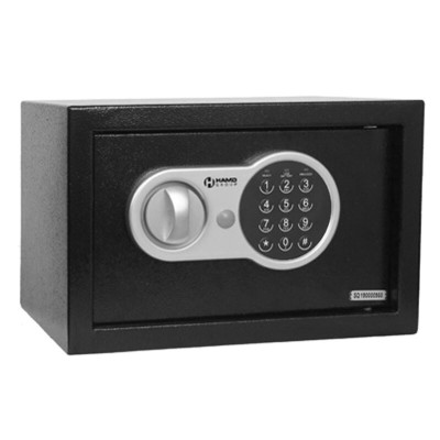 COFFRE FORT SE-S20EV - ACIER DURABLE - 32x22x22 cm - PANNEAU ÉLECTRONIQUE - SÉCURITÉ MAXIMALE -NOIR