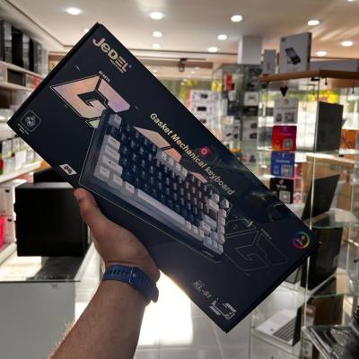 JEDEL KL-81 - CLAVIER GAMING MÉCANIQUE FILAIRE - RED SWITCH - RGB - 75% - HOT-SWAPPABLE - QWERTY