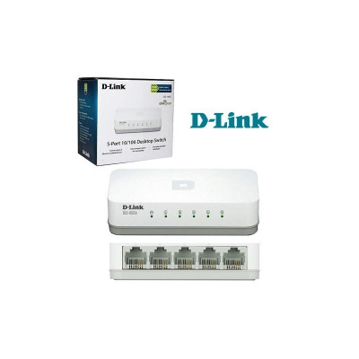 D-Link Switch De Bureau 5 Ports 10/100 Mbps Des-1005A Blanc