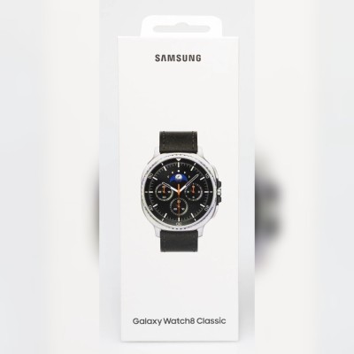 SAMSUNG GALAXY WATCH 8 CLASSIC - SMARTWATCH 46 MM - AMOLED 1.34" - IP68 - WI-FI - BLUETOOTH - BLACK