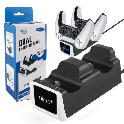 MIMD- Dual Charging Stand for PS5 Wireless Controllers