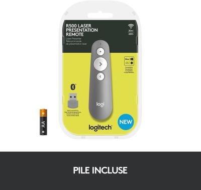 Logitech R500s - Télécommande de présentation - 3 boutons