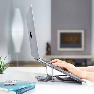 WiWu S100 Lohas Support pour MacBook  ordinateurs portables 11,6" à 15,4"  - Argent 