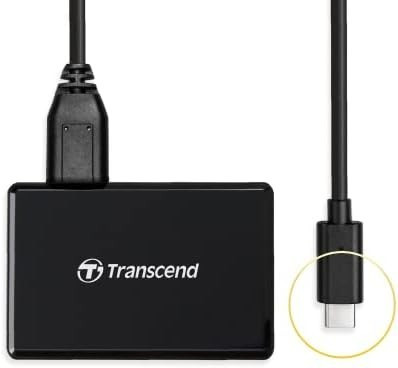 Transcend RDC8 Lecteur de Carte Mémoire Externe USB 3.1 Type C