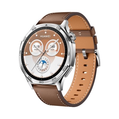 HUAWEI WATCH GT5  - SMARTWACH 46mm - BLUETOOTH 5.2 - 1.43" AMOLED - ACIER  - SPORT MODE -SILVER 