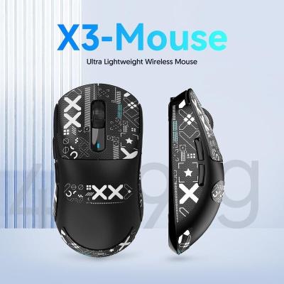 ATTACK SHARK X3 - SOURIS FILAIRE & SANS FIL - BLUETOOTH - 2.4G - 6 BOUTONS - 26000 DPI - 1KHZ -BLACK