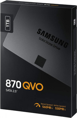 Samsung SSD 870 QVO 1To - Disque Dur SSD Interne - 560 MB/s
