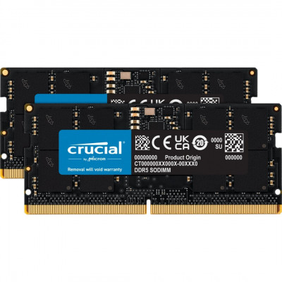 RAM CRUCIAL LAPTOP -16GB DDR5 - 4800 Mhz  - SODIMM - 