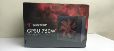 TEMPEST GAMING GPSU-750W - ALIMENTATION 750W - VENTILATEUR DE 120 MM - SILENCIEUSES - BLACK 