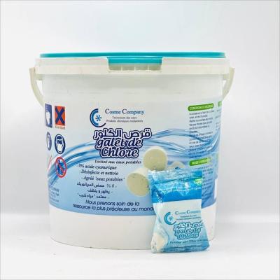 Chlore en Galets Pour bâche à eau 100g