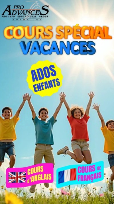 Spécial vacances Enfants: Anglais et Français