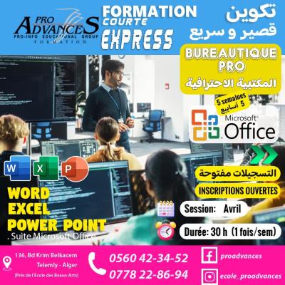 Formation Express: Bureautique professionnelle (30h)