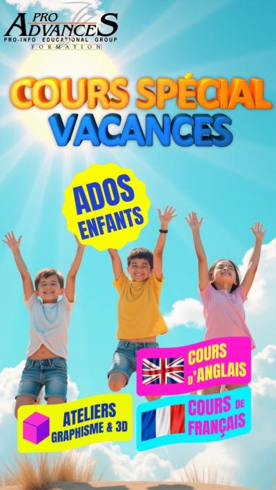 Cours Spécial vacances Enfants et Adultes