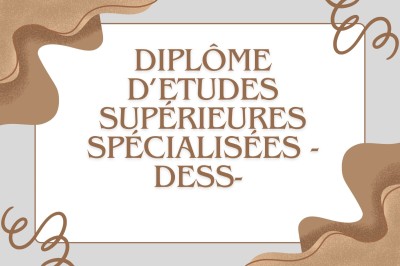 Diplôme d'Études Supèrieures Spécialisées