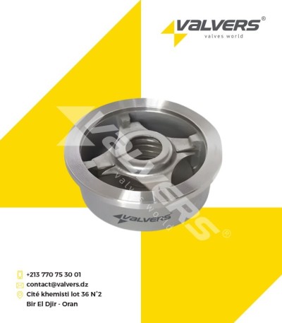 CLAPET AXIAL A RESSORT EN INOX 304