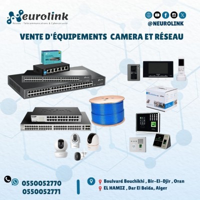 Vente D'équipements Caméra et Réseau