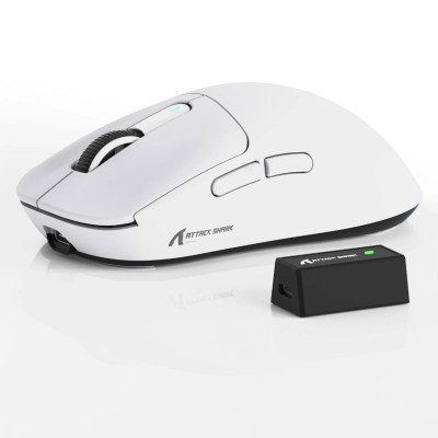 SOURIS ATTACK SHARK X3 PRO WHITE WIRELESS 