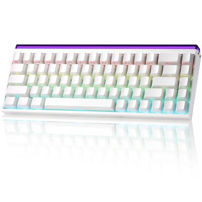 CLAVIER MADLIONS NANO 68 SIDE PRINTED WHITE MAGNETIQUE SWITCH RGB