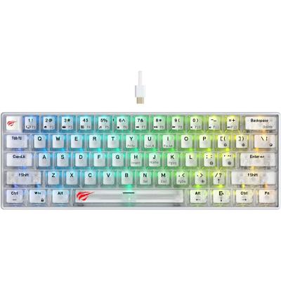 CLAVIER HAVIT KB903L TRANSPARENT