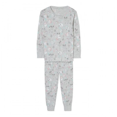 C & A Pyjama Fille - Motif - Gris